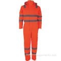 Safety Mens Hi-Vis Reflective Work Cargo Overalls